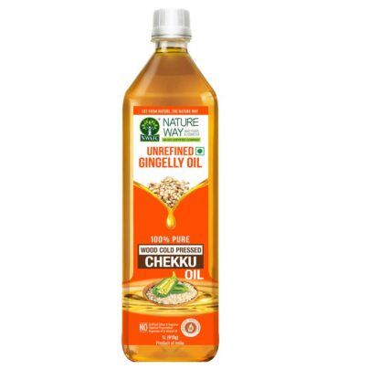 100%  Pure wood cold pressed Unrefined Gingelly  Oil